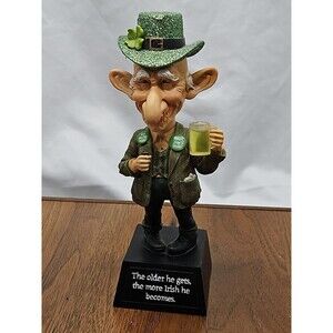 Coots #12604 Senior Citizen Figurine Westland  2004 "Old Irish" Bobblehead